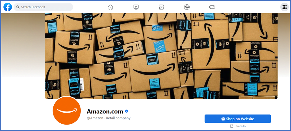 Amazon Facebook page