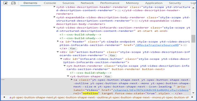 How to check the no follow link