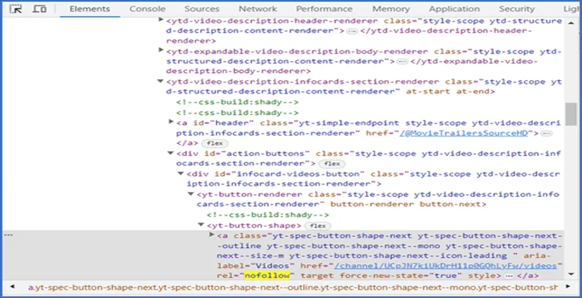 How to check the no follow link