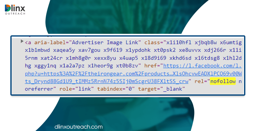 No Follow Links Example