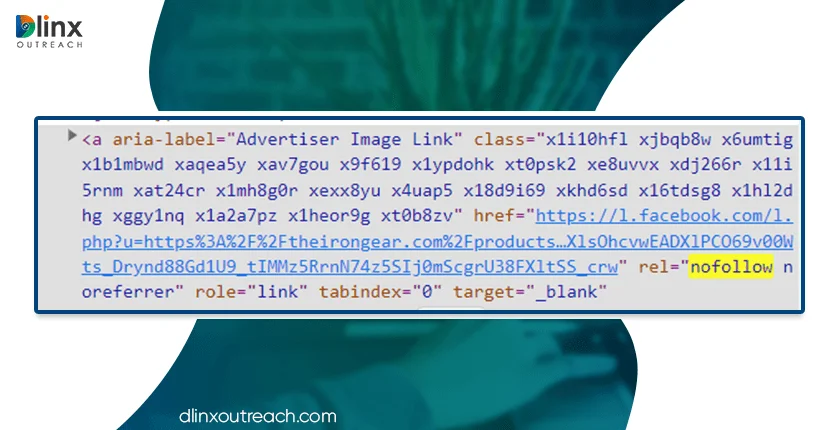 No Follow Links Example