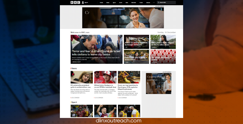 BBC Web Design